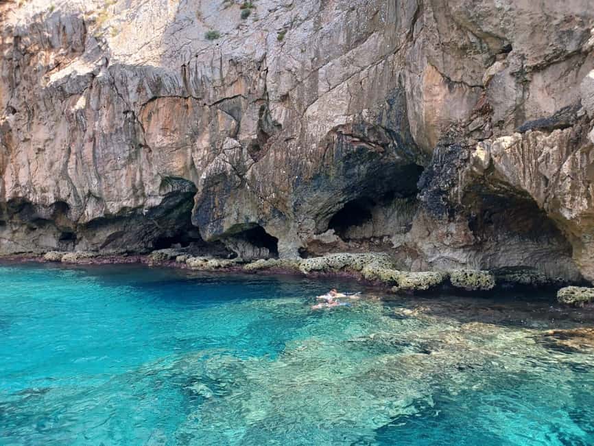 Alghero: Boat Tour and Snorkeling with Aperitif Porto Conte - Your boat ride: Mar Sea 120 sport and a small-group feel