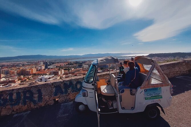 Apelisetta tuk tuk: 1 tour of Cagliari - Alberto’s guiding style: stories, Q&A, and practical local pointers
