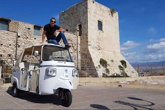 Apelisetta tuk tuk: 2 hours tour of Cagliari - Centro Storico Hour: Four Historic Districts and Photo-Friendly Pacing