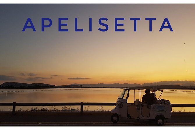 Apelisetta tuk tuk: 2 hours tour of Cagliari - Coastline Highlights: Marina Piccola, Calamosca Lighthouse, and Faro di Capo Sant’Elia