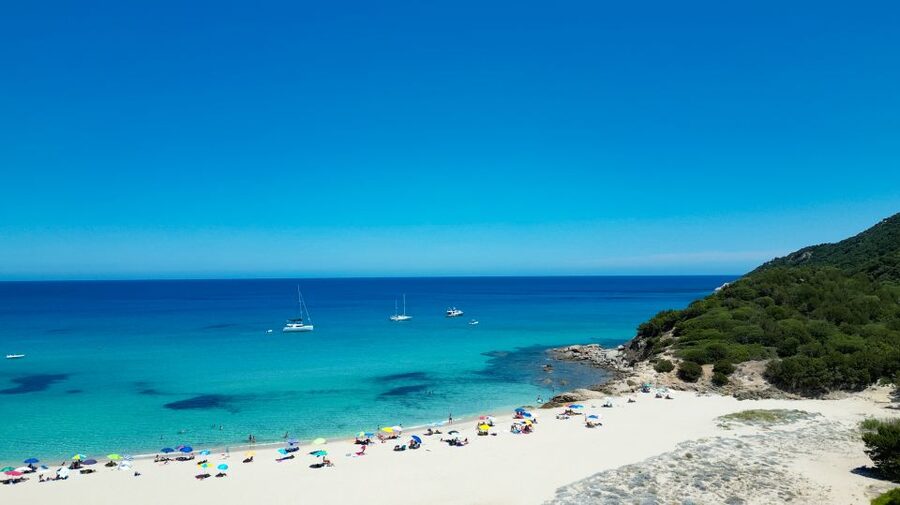 Beachtour Porto Giunco & Cala Sinzias from Cagliari - Porto Giunco: 2.25 hours of swimming and snorkel time