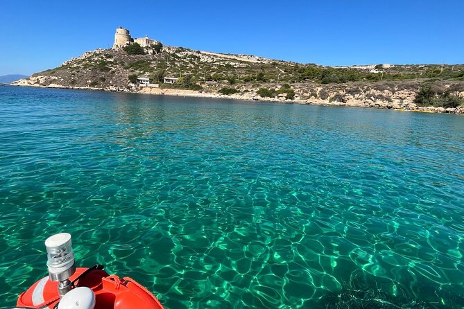 Boat excursion from Marina Piccola Cagliari with aperitif - Cala Fighera: A Cover-The-Basics Cove Stop