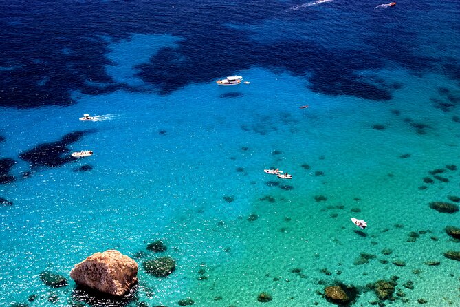 Boat excursion in Cagliari: 3 amazing hours! - Sella del Diavolo: the snorkeling-and-chill anchor moment (about 30 minutes)