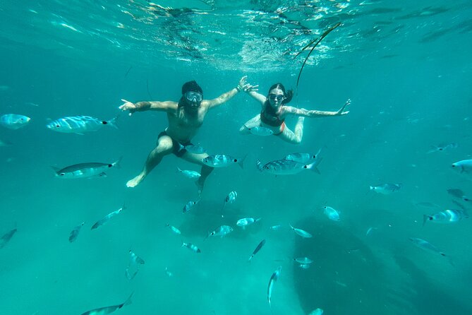 Boat Tour at Devil's Saddle: 4 Swim Stops, Snorkeling & Prosecco - Stop 1: Cala Bernat swim and snorkeling jump-off