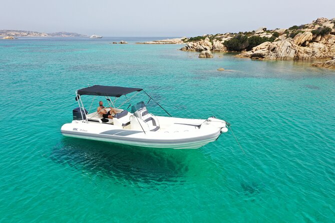 Boat Tour Full Day La Maddalena, Caprera, Spargi, Budelli - Stop 1: Caprera’s Cala Brigantina for a first wild swim