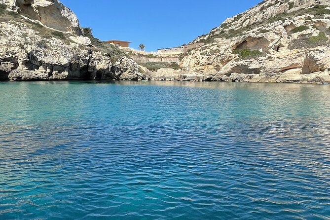 Brindisi dinghy cruise Gulf of Cagliari Snorkeling - Stop 3: Poetto Beach from the water, and how it avoids the shoreline grind
