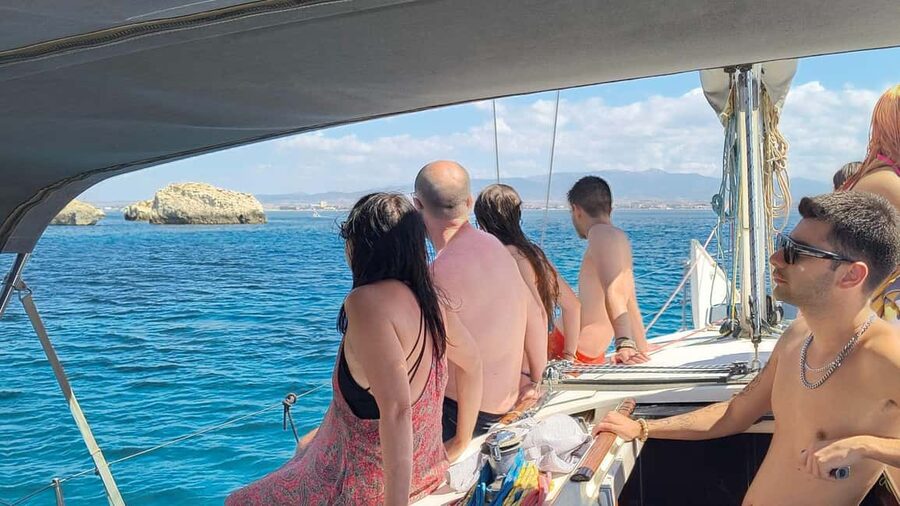 Cagliari: 3-hour sailing excursion - Sella del Diavolo (Devil’s Saddle): the cliffs you see first