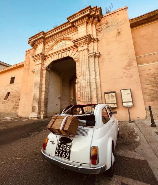 Cagliari | Aperitif with city tour aboard a vintage fiat 500 - From Driving Views to the Aperitif: The VIP Food-and-Wine Moment