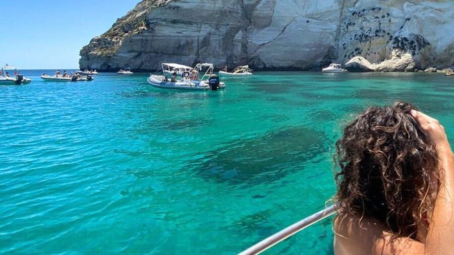 Cagliari: boat tour with snorkeling in the caves - The pass by Grotta dei Colombi: quick, scenic, and not the main event