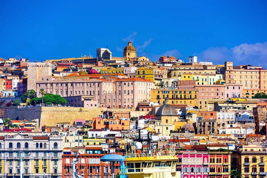 Cagliari City tour and Flamingos Park by minivan and walking - Poetto beach vibes, plus Monte Urpinu for the city-from-above effect