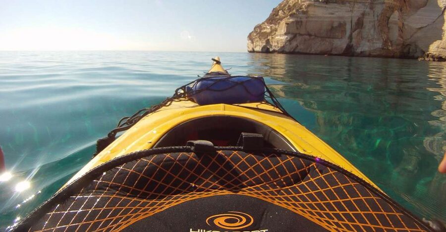 Cagliari: Exclusive small group Kayak tour at Devil"s Saddle - Devil’s Saddle from up close: why this view works
