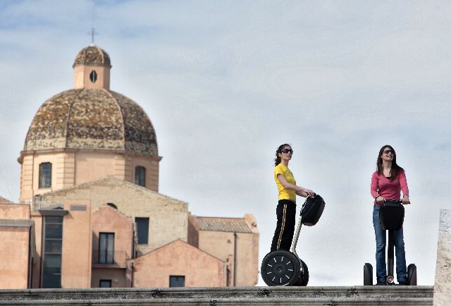 Cagliari: Guided Segway Tour - Public Gardens Palm Trees and the Tower of San Pancrazio Views