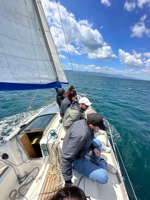 Cagliari: Sailing tour to Devil's Saddle aboard Merak - Dolphin watching and marine life viewing on the second sail block