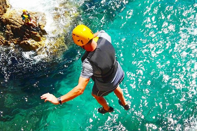Cagliari Shore Excursion: Professional Guided Coasteering - Cable-way and zipline clifftop moments: the adrenaline without the guesswork