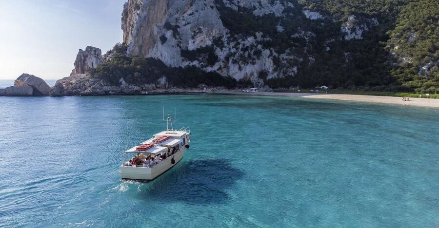 Cala Gonone: Guided Boat Tour to Cala Luna Beach - Cala Luna Beach: Crescent Sand, Caves, and the Oleander Backdrop