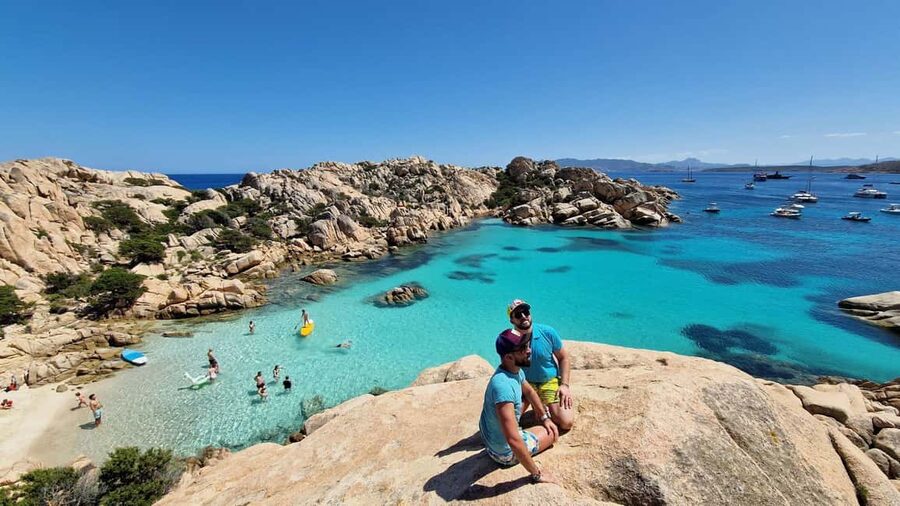 Caprera: hiking to Cala Coticcio with aperitif - The best part: snorkeling in a natural pool (fish, starfish, and calm water)