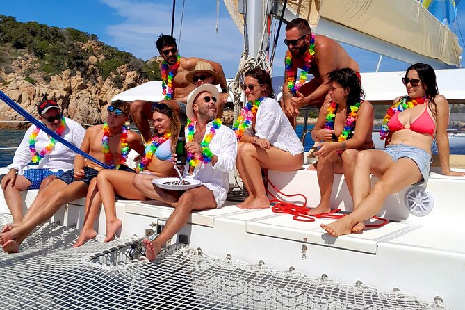 Catamaran tour Archipelago Maddalena (lunch included) - Stop 1: the Spargi/Budelli/Santa Maria/Razzoli swim choice