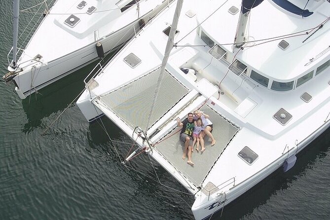 Day trip on a sailing catamaran in Sardinia - Full-Day Catamaran Timing: From Olbia at 9:00 to Back Again