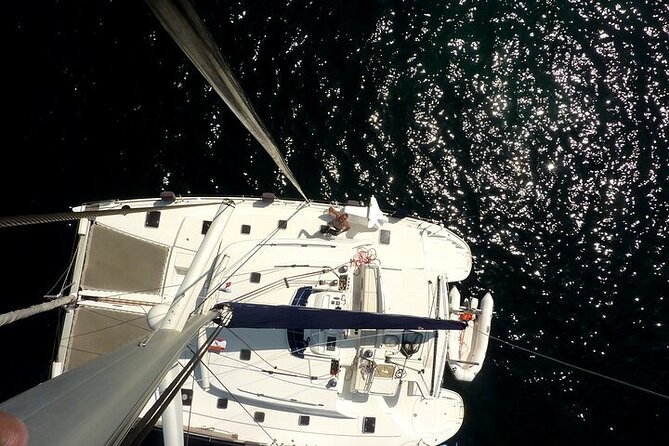 Day trip on a sailing catamaran in Sardinia - Stop 3: Tavolara, the “Smallest Kingdom,” and the Climbing Scene