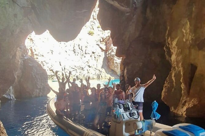 Dinghy tour to Buggerru in Southern Sardinia - Grotta Azzurra: your first cave and a quick hit of sea-light magic