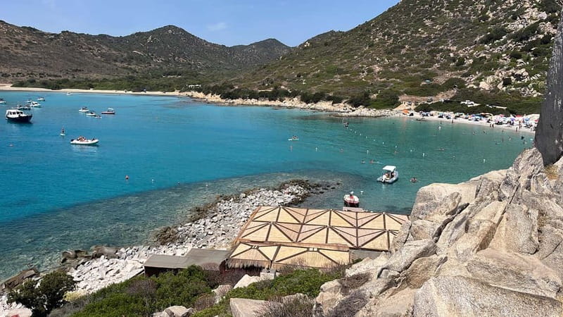 Excursion in the Gulf of Cagliari with lunch - Poetto: Long Beach Time Right by the City