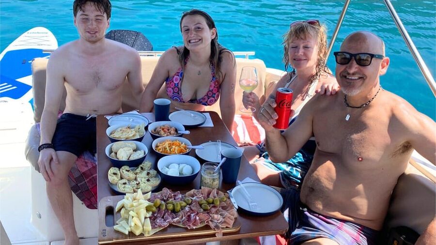 From Alghero: half-day motor boat trip - The Aperitif on Board: Food Is Part of the Itinerary