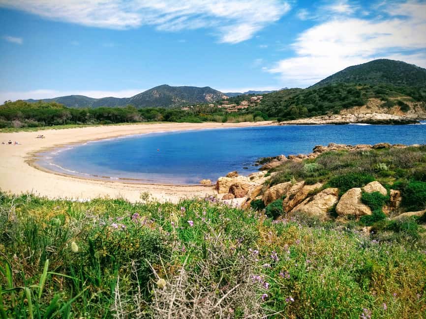 From Cagliari: Chia Beaches Tour with van - Chia in one day: Su Giudeu plus Bithia ruins