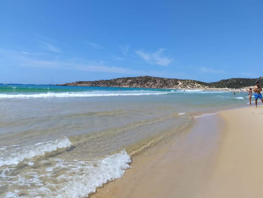 From Cagliari: Chia Beaches Tour with van - Two beaches, two moods: how the day stays balanced