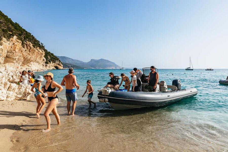 From Cala Gonone: Gulf of Orosei Dinghy Trip - Cala Sisine for lunch: where practical matters