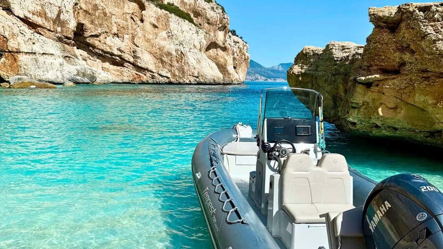 From Cala Gonone: Gulf of Orosei Dinghy Trip - Boats, group size, and why it affects your day