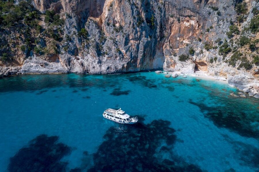 From Cala Gonone: Orosei Gulf Cruise with Stops - Cala Sisine: where the cruise slows down for swimming