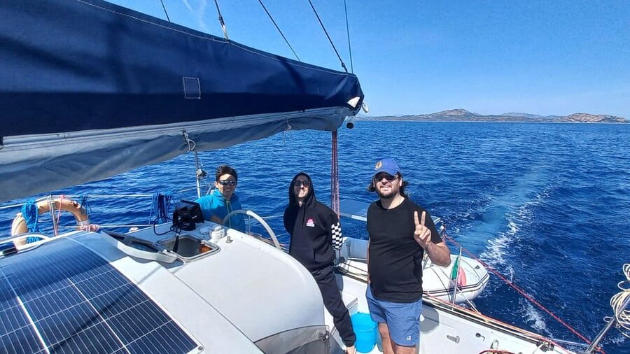 From Olbia: Tavolara or Cala Moresca Catamaran Tour - Tavolara Side Itinerary: rocky silhouette, white sand coves, and the famous bays