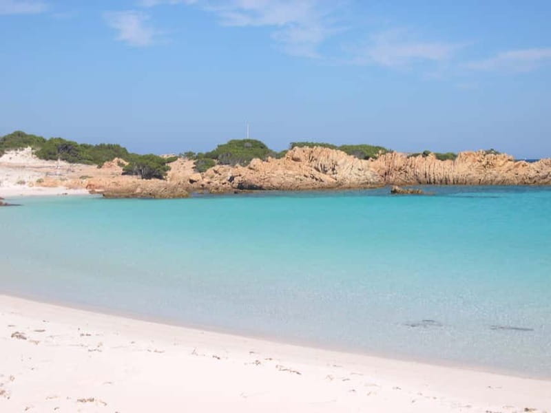 From Palau: 4 stops boat tour to La Maddalena archipelago - La Maddalena town walk: marina views, souvenir time, and ice cream