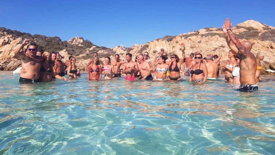 From Palau: Catamaran tour in La Maddalena Archipelago - How the Skipper Chooses Stops Between Spargi, Budelli, Razzoli, Santa Maria, and Caprera