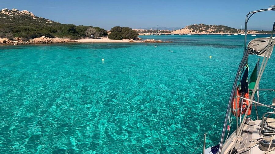 From Palau: Catamaran tour in La Maddalena Archipelago - Vermentino, Mirto, and Drinks With the Views