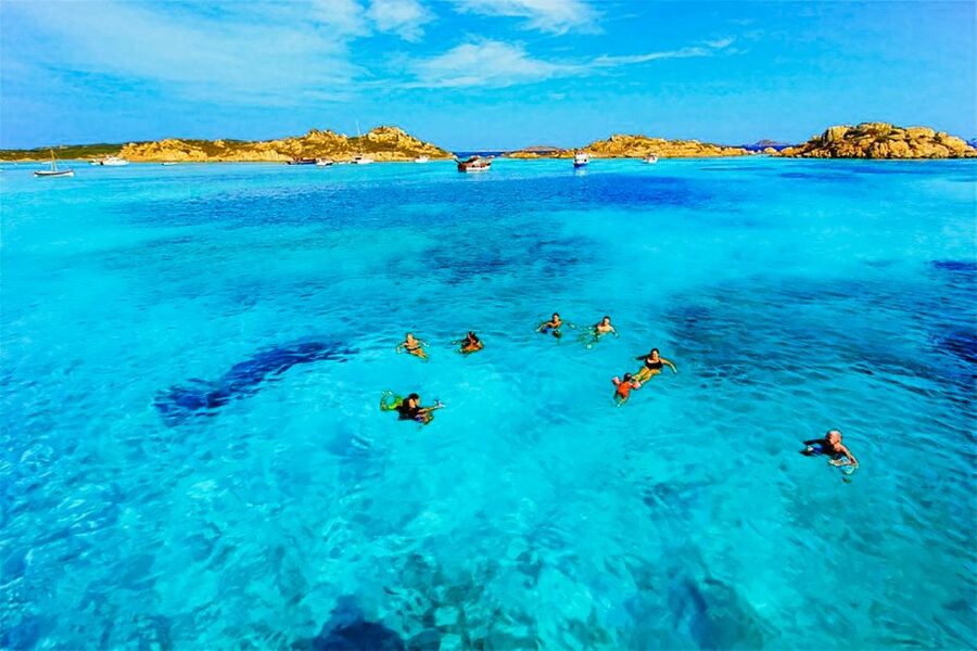 From Palau: La Maddalena Archipelago Day Tour by Boat - Budelli’s Natural Pools: your main swimming moment