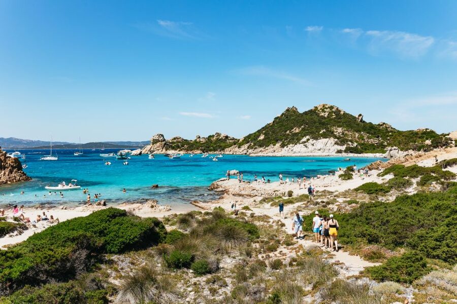 From Palau: La Maddalena Islands Full-Day Trip by Boat - Santa Maria (Cala Santa Maria): beach access plus a lighthouse walk