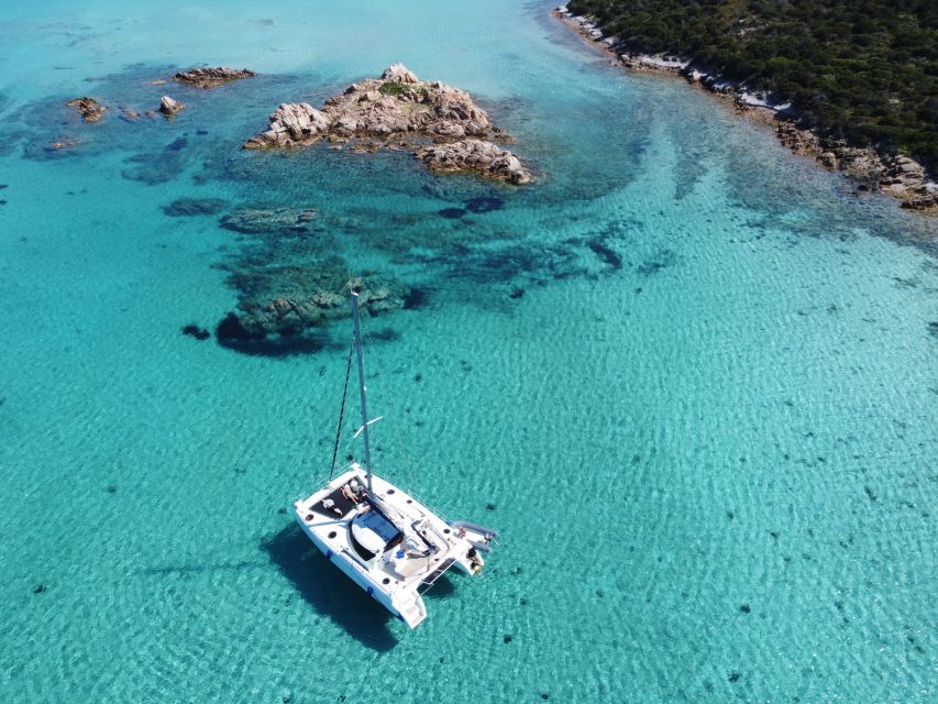 From Palau: Maddalena Archipelago Catamaran Tour with Lunch - Snorkeling Time in Clear Water (Masks Included, Watch Your Timing)