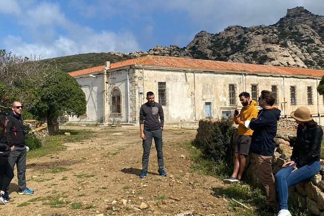 From Stintino: minivan tour of Asinara - Cala Reale: Savoy royalty, penal-era buildings, and a real harbor