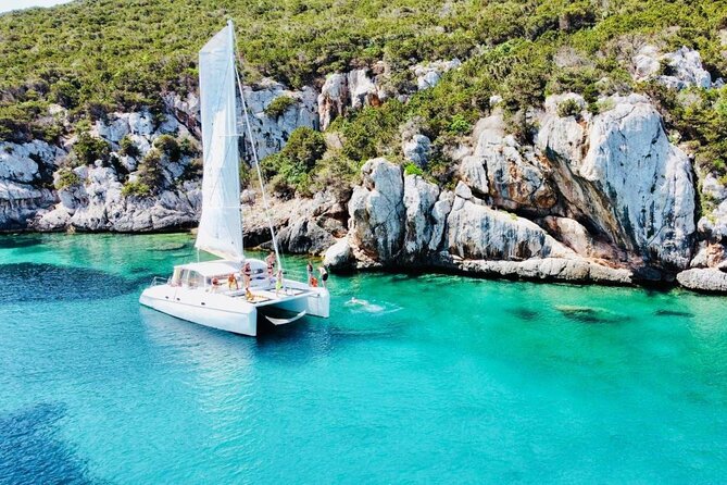 Full day Catamaran cruise in Porto Conte Natural Park - Stop 3: Porto Conte Marine Park sailing—cliffs, protected waters, and birds