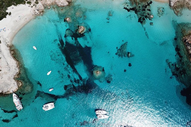 Luxury catamaran from Porto Rafael-Palau to the Maddalena Archipelago - The Budelli Pink Beach (Spiaggia Rosa): Photos First, Swimming Never