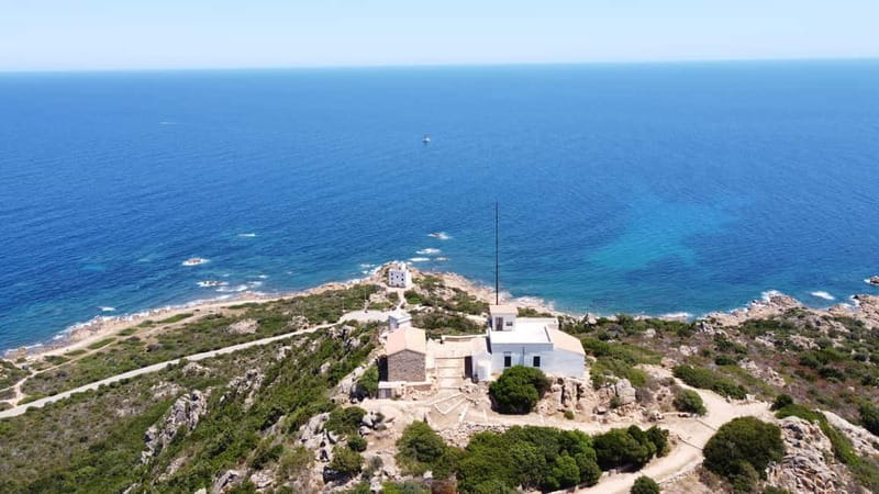 Orosei: 4x4 Tour Oasi di Biderosa and Capo Comino Beach - The coastal drive to Faro di Capo Comino lighthouse