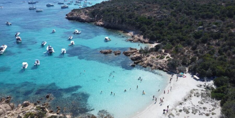 Poltu Quatu: La Maddalena Archipelago Sailboat full-day trip - Tender caveat: how to think about beach access