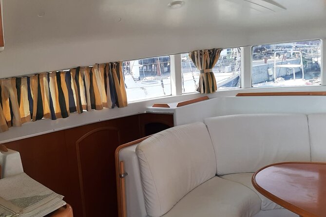 Private Catamaran Tour to the Maddalena Archipelago from Cannigione - Entering the Maddalena loop from Cannigione