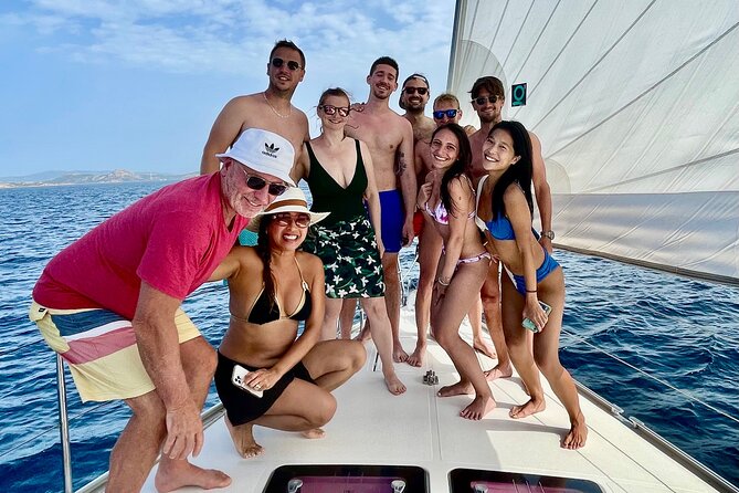 Sailing Cruise in Maddalena Archipelago from Maddalena - Stop 2: Spiaggia Rosa on Budelli, with the dinghy and lunch combo