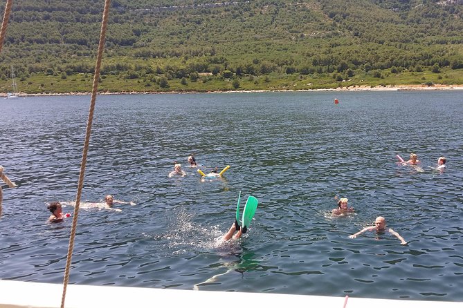 Sailing day trip on Tall Ship Andrea Jensen with Lunch and Wine - Capo Caccia vertical cliffs: why that stop matters