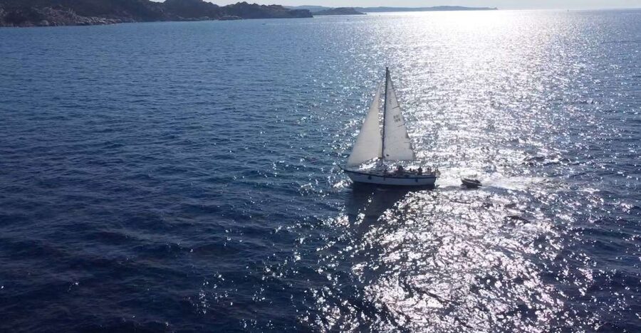 Sailing Maddalena Archipelago with a USCG licensed captain - Anchoring at Cala Corsara (Spargi): where swimming feels easy