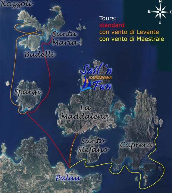 Sardinia: La Maddalena/Palau Catamaran Day Trip with Lunch - Morning pickups in Palau or La Maddalena: choose the start that fits your day