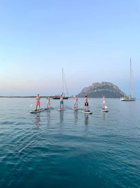 Spiaggia delle vacche: Stand Up Paddle Tour and breakfast - The second paddle session back toward Cala Girgolu