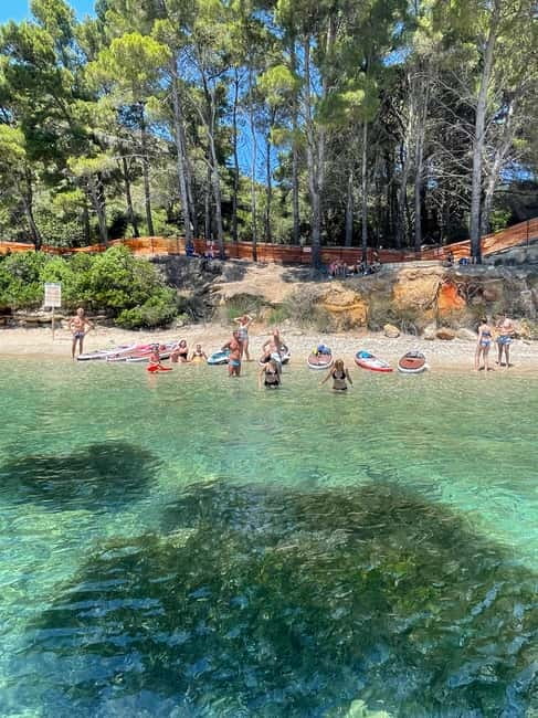 Spiaggia delle vacche: Stand Up Paddle Tour and breakfast - Meeting at Cala Girgolu and getting your SUP setup right